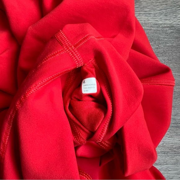 Lululemon Wunder Train High Rise Crop 23” Hot Heat Red Size 4 - Picture 7 of 8